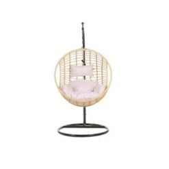 Beliani Hangstoel ASPIO - Beige Pe Rotan 8 Beliani Hangstoel ASPIO - Beige Pe Rotan -Tuin & Buiten 0a57f6e8e7f84b658018ac6f00ce5b45