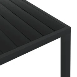 VidaXL Tuintafel 185x90x74 Cm Aluminium En HKC Zwart -Tuin & Buiten 0a97259dd846407a885381289a6bc623