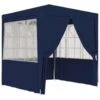 VidaXL Partytent Met Zijwanden Professioneel 90 G/m² 2,5x2,5 M Blauw 2 VidaXL Partytent Met Zijwanden Professioneel 90 G/m² 2,5x2,5 M Blauw -Tuin & Buiten 1000001052