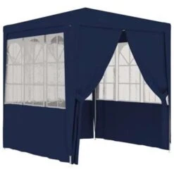 VidaXL Partytent Met Zijwanden Professioneel 90 G/m² 2,5x2,5 M Blauw