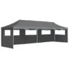 VidaXL Vouwtent Pop-up Met 5 Zijwanden 3x9 M Antraciet 2 VidaXL Vouwtent Pop-up Met 5 Zijwanden 3x9 M Antraciet -Tuin & Buiten 1000001151