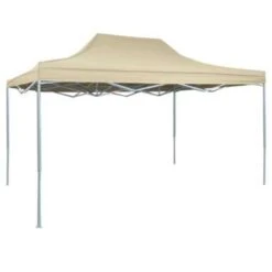 VidaXL Partytent Inklapbaar 3x4 M Staal Crème
