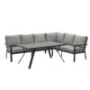 Garden Impressions Senja Lounge Dining Set 3-delig Rechts - D. Grijs -Tuin & Buiten 1000003376