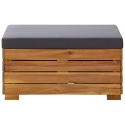 VidaXL Voetensteun 1 St Met Kussen Sectioneel Massief Acaciahout 8 VidaXL Voetensteun 1 St Met Kussen Sectioneel Massief Acaciahout -Tuin & Buiten 1000005890 0102