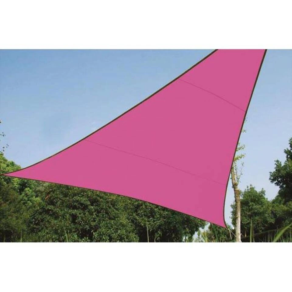 Velleman Schaduwdoek Driehoek 5x5x5m Fuchsia Metset 4 Velleman Schaduwdoek Driehoek 5x5x5m Fuchsia Metset - Afbeelding 2