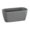 Prosperplast Plantenbak Splofy - Lichtgrijs - Kunststof - 30 Cm -Tuin & Buiten 1000008192
