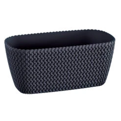 Prosperplast Plantenbak Splofy - Antraciet - Kunststof - 30 Cm