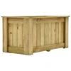 VidaXL Plantenbak Verhoogd 100x50x50 Cm Geïmpregneerd Grenenhout -Tuin & Buiten 1000009559