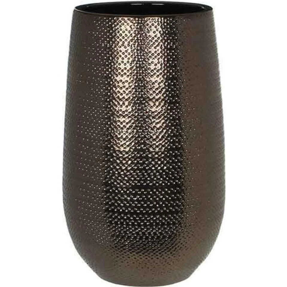 Mica Decorations Bloempot Gabriel - Bronskleurig - Keramiek - 35 Cm 3 Mica Decorations Bloempot Gabriel - Bronskleurig - Keramiek - 35 Cm