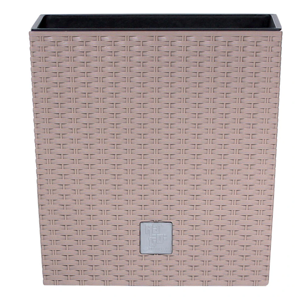 Prosperplast Plantenbak Rato - Taupe - Rotan - Kunststof - 40 Cm 3 Prosperplast Plantenbak Rato - Taupe - Rotan - Kunststof - 40 Cm