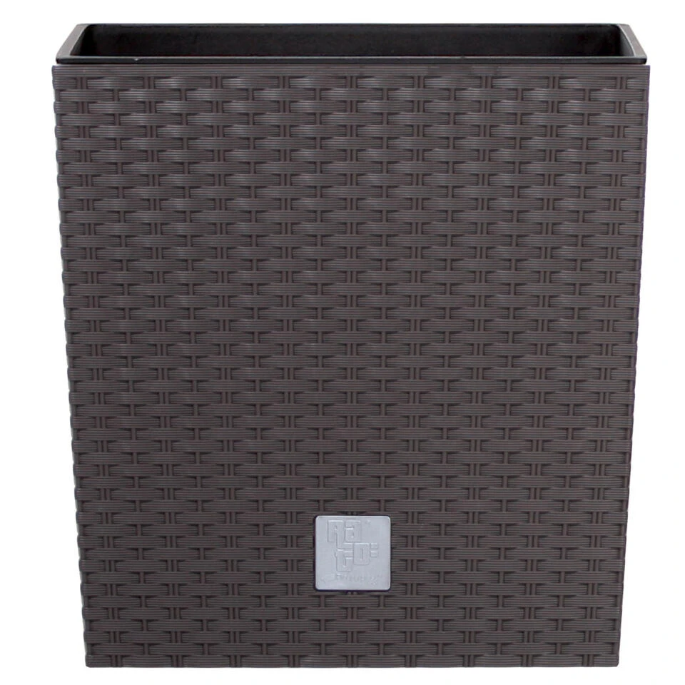 Prosperplast Plantenbak Rato - Bruin - Rotan - Kunststof - 22 Cm 3 Prosperplast Plantenbak Rato - Bruin - Rotan - Kunststof - 22 Cm