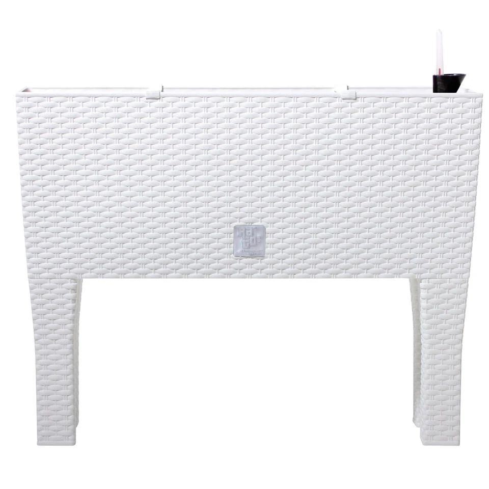 Prosperplast Plantenbak Rato - Wit - Op Pootjes - 60 X 25 X 46 Cm 3 Prosperplast Plantenbak Rato - Wit - Op Pootjes - 60 X 25 X 46 Cm