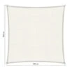 Shadow Comfort Vierkant 3x3m Arctic White 1 Shadow Comfort Vierkant 3x3m Arctic White -Tuin & Buiten 1000013785