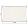 Shadow Comfort Rechthoek 3x4m Arctic White 2 Shadow Comfort Rechthoek 3x4m Arctic White -Tuin & Buiten 1000013828