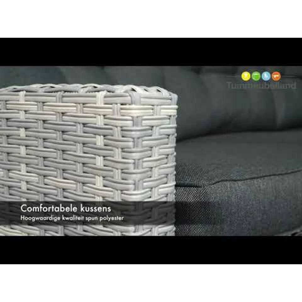 Garden Impressions Alaska Lounge Dining Set Rechts - Grijs 5 Garden Impressions Alaska Lounge Dining Set Rechts - Grijs - Afbeelding 3