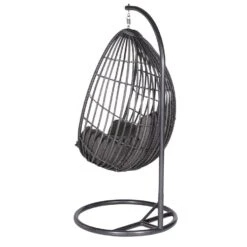 Garden Impressions Panama Hangstoel Ei - Donker Grijs -Tuin & Buiten 1000035642 0103