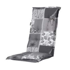 Madison - Tuinkussens Hoge Rug Sifra Grey - 123x50 - Grijs