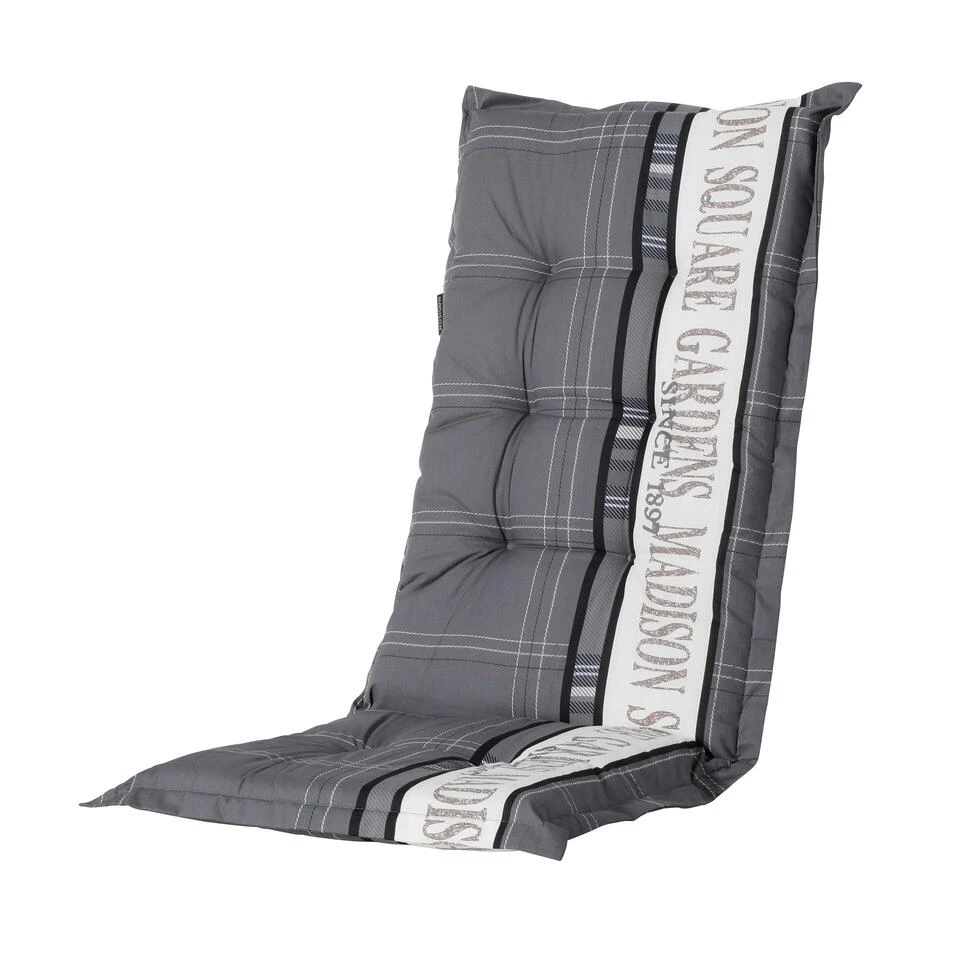 Madison - Kussen Lage Rug Garden Grey - 105x50 - Grijs 3 Madison - Kussen Lage Rug Garden Grey - 105x50 - Grijs