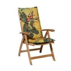 Madison Tuinkussen Lage Rug - Riff Yellow - 105x50 - Geel -Tuin & Buiten 1000037543 0101