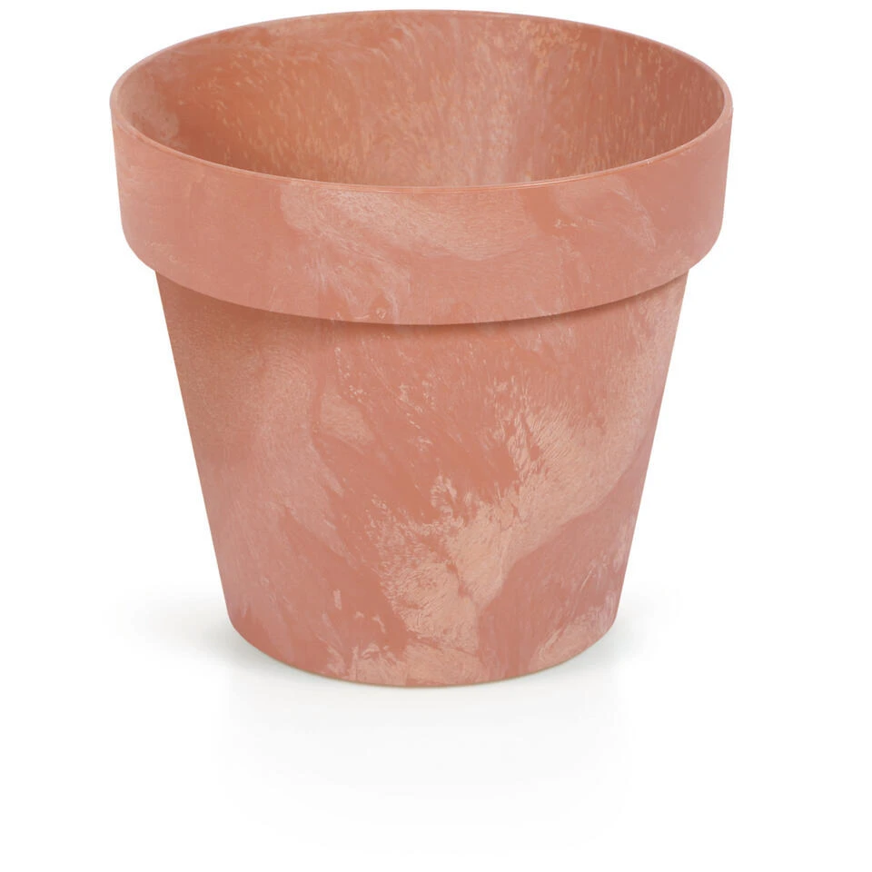 Prosperplast Bloempot - Betonlook - Terracotta - Kunststof - 20 Cm 3 Prosperplast Bloempot - Betonlook - Terracotta - Kunststof - 20 Cm