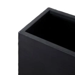 Giga Meubel Plantenbak Zwart - Metaal - 90x25x70cm - Urban -Tuin & Buiten 1000040345 0102