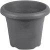 Hega Hogar Plantenpot Flori - Grijs - Rond - Kunststof - 35 Cm 2 Hega Hogar Plantenpot Flori - Grijs - Rond - Kunststof - 35 Cm -Tuin & Buiten 1000040981