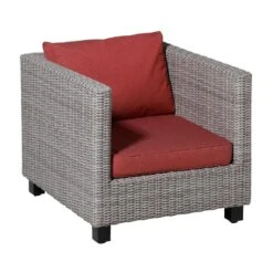 Perel Lounge Profi-line Outdoor Manchester Red -Tuin & Buiten 1000041072 0111