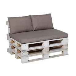 Madison Lounge Panama Taupe Zitkussen 120 X 80cm -Tuin & Buiten 1000041121 0111