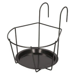 Merkloos Bloempot - Metaal - Standaard/hanger - 20 Cm