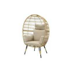 VDG Lola Egg Relaxstoel - Natural Sand 9 VDG Lola Egg Relaxstoel - Natural Sand -Tuin & Buiten 1000042586 0103