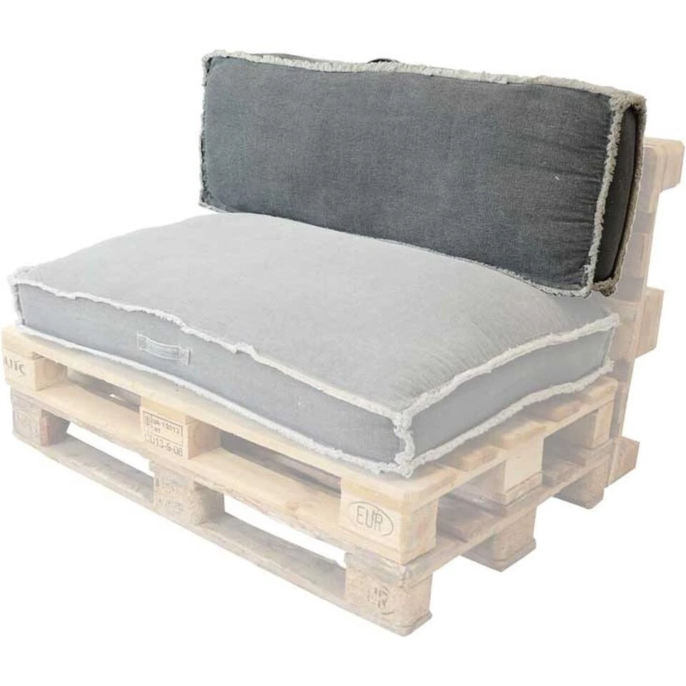 Unique Living Rugkussen Manouk Donkergrijs - 120 X 40 Cm 3 Unique Living Rugkussen Manouk Donkergrijs - 120 X 40 Cm