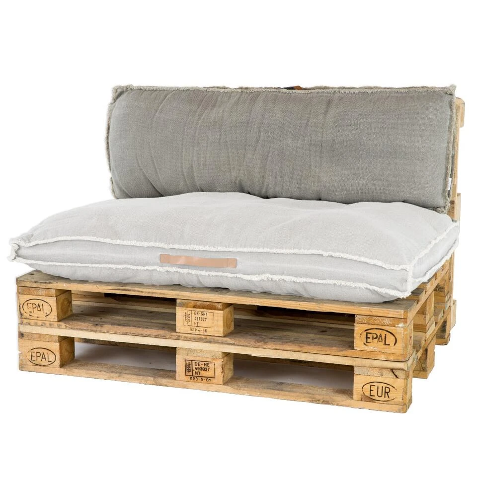 Unique Living Rugkussen Manouk Grijs - 120 X 40cm 3 Unique Living Rugkussen Manouk Grijs - 120 X 40cm