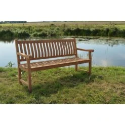 Livingfurn - Tuinbank Bench Patrick - 50x180x60cm - Teakhout 5 Livingfurn - Tuinbank Bench Patrick - 50x180x60cm - Teakhout -Tuin & Buiten 1000045384 0101