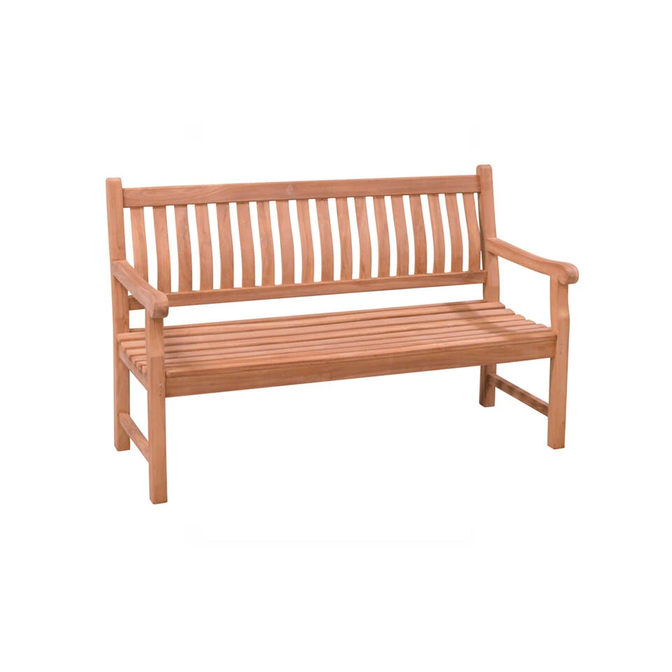 Livingfurn - Tuinbank Bench Patrick - 50x180x60cm - Teakhout 3 Livingfurn - Tuinbank Bench Patrick - 50x180x60cm - Teakhout