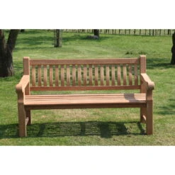 Livingfurn - Tuinbank Patrick Bench - Teakhout - 50x200x45 -Tuin & Buiten 1000045393 0101