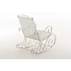 Clp Schommelstoel Smilla Antiek Wit 9 Clp Schommelstoel Smilla Antiek Wit -Tuin & Buiten 1000045406 0103