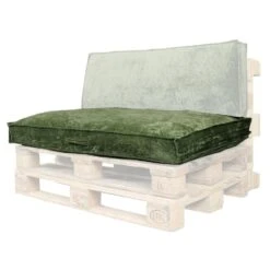 Unique Living Palletkussen Bay Groen - 120x80cm -Tuin & Buiten 1000047968 0101