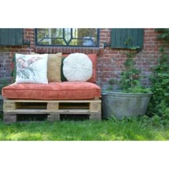 Unique Living Palletkussen Bay Oranje - 120x80cm -Tuin & Buiten 1000047969 0103