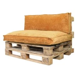 Unique Living Palletkussen Bay Oker Geel - 120x80cm 7 Unique Living Palletkussen Bay Oker Geel - 120x80cm -Tuin & Buiten 1000047970 0102