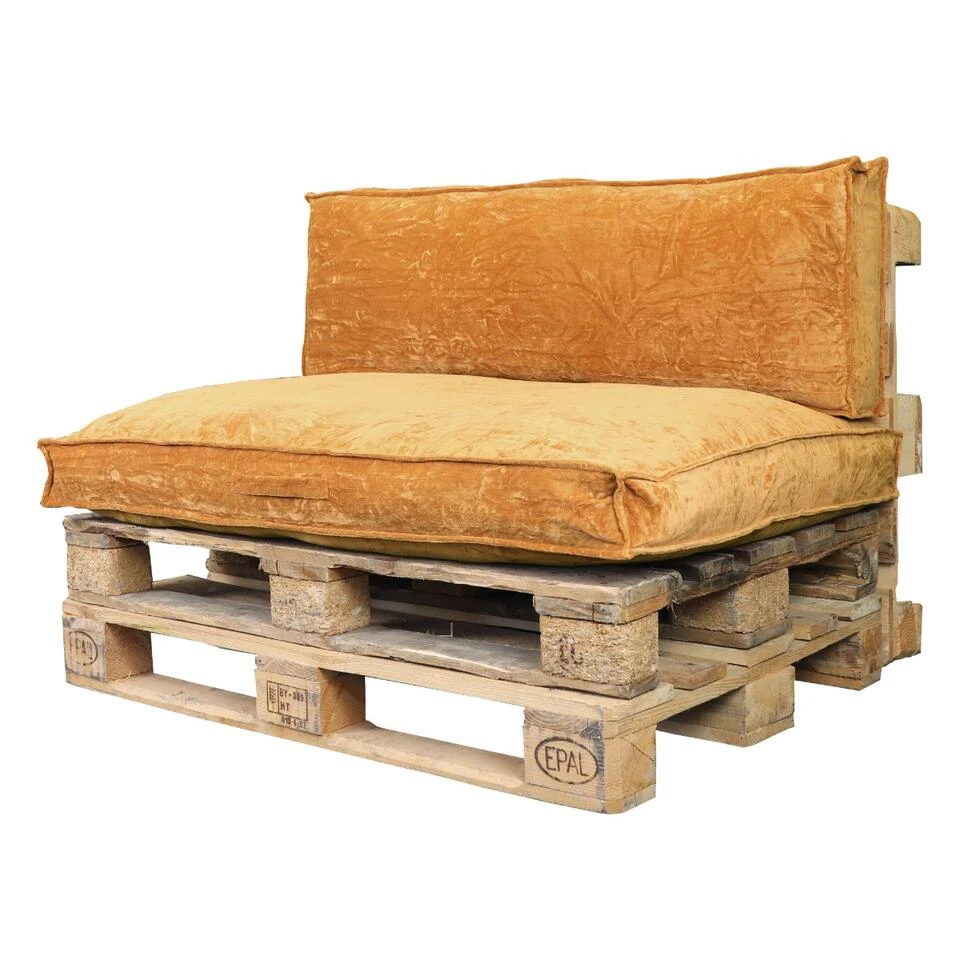 Unique Living Palletkussen Bay Oker Geel - 120x80cm 5 Unique Living Palletkussen Bay Oker Geel - 120x80cm - Afbeelding 3