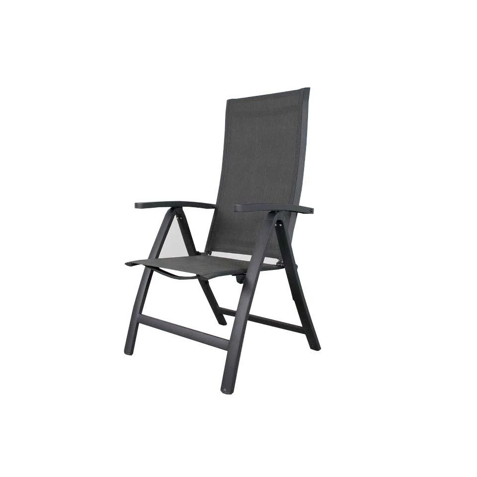 VDG Corsica Verstelbare Tuinstoel - Antraciet 3 VDG Corsica Verstelbare Tuinstoel - Antraciet
