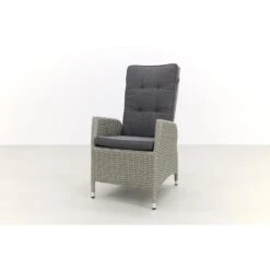 VDG Manhattan Wicker Verstelbare Tuinstoel - White Grey 8 VDG Manhattan Wicker Verstelbare Tuinstoel - White Grey -Tuin & Buiten 1000050056 0102