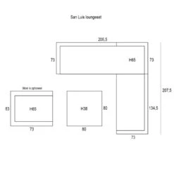 Garden Impressions San Luis Loungeset 3-delig - Mint Grijs 8 Garden Impressions San Luis Loungeset 3-delig - Mint Grijs -Tuin & Buiten 1000052356 0103