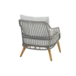 4-Seasons Sempre Loungestoel - Teak/Silver Grey (1 St.) -Tuin & Buiten 1000052970 0103