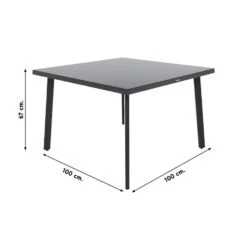 Garden Impressions Wellington Lounge Dining Set - Carbon Black -Tuin & Buiten 1000053031 0103