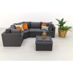 Suns Parma Loungeset - Antraciet -Tuin & Buiten 1000053071 0102
