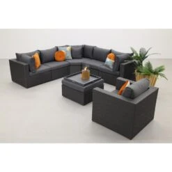 Suns XL Loungeset Parma - Inclusief Loungestoel - Antraciet 8 Suns XL Loungeset Parma - Inclusief Loungestoel - Antraciet -Tuin & Buiten 1000053096 0102