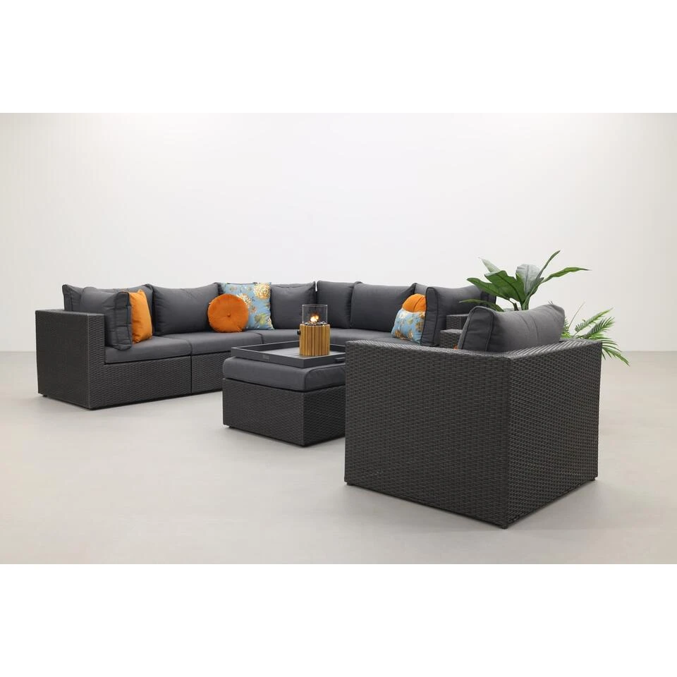 Suns XL Loungeset Parma - Inclusief Loungestoel - Antraciet 6 Suns XL Loungeset Parma - Inclusief Loungestoel - Antraciet - Afbeelding 4
