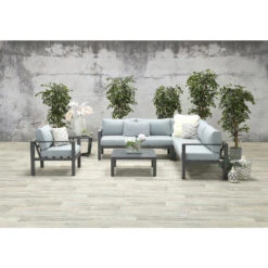 Garden Impressions Fora Loungestoel - Mint Grijs -Tuin & Buiten 1000054032 0102