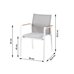 Tutti Stapelstoel Wit Met Teak 5 Tutti Stapelstoel Wit Met Teak -Tuin & Buiten 1000054211 0101